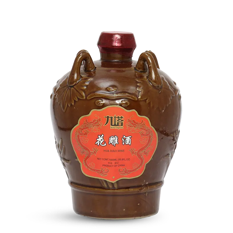 1,5 l Shaoxing Hua Diao vyno stiklainyje 1,5 l Shaoxing Hua Diao vyno stiklainyje